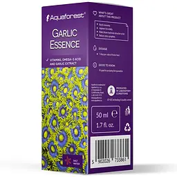Добавка до корму Aquaforest Garlic Essence 50 мл з екстрактом часнику та Омега-3 для акваріумних риб
