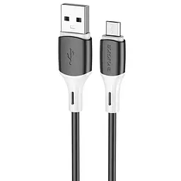 Дата кабель Borofone BX79 USB to MicroUSB (1m) Чорний