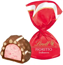 Шоколадні цукерки Lindt Chocolate Fioretto Minis Strawberry 115г - мініатюра 3