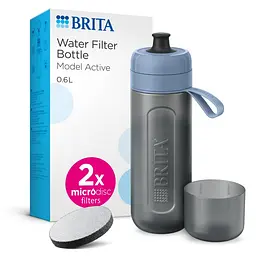 Фільтр-пляшка Brita Active 600 мл синя (1052250)