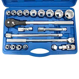 Набір насадок торцевих Ultra 3/4" 20 шт CrV Taiwan (6003182) - мініатюра 5
