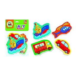 Дитячі пазли Baby puzzle Транспорт Vladi toys VT1106-96 - мініатюра 2
