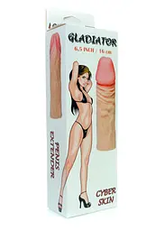 Реалістична накладка Stymulator GLADIATOR 6,5 Boss Series 21-00014 102739 - мініатюра 4