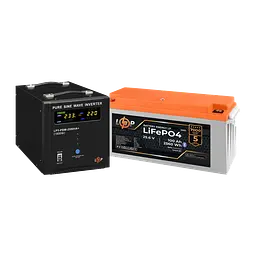 Комплект резервного живлення LogicPower ДБЖ 2500W + літієва (LiFePO4) батарея 2560Wh