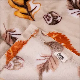 Плед Ardesto Autumn Flannel 160х200 см листопад білий (ART0148PB) - мініатюра 3