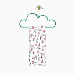 Пелюшки фланелеві Cosas Lollipops 80х100 см, рожеві - мініатюра 4