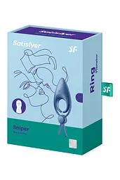Ерекційне ласо з вібрацією Satisfyer Sniper, 13 см (блакитний) - мініатюра 2