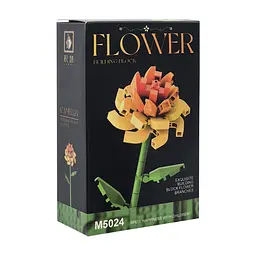 Конструктор дитячий Bambi Flower M5026-24 елементи для створення стебла та пелюсток