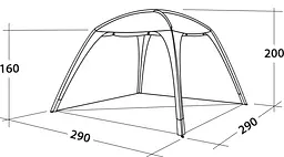Шатро Easy Camp Day Lounge Granite Grey (120426)  - мініатюра 10