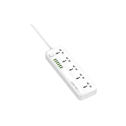 Мережевий фільтр живлення LDNIO SC5614 5роз. 3USB 2м (SC5614) - мініатюра 3