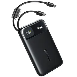 Портативний ЗП Power Bank Baseus EnerFill FC11 PD45W with cables 10000 mAh (E00310) Cosmic Black - мініатюра 2