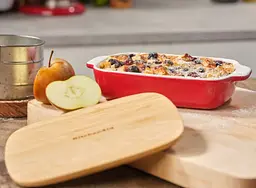 Форма для запікання з кришкою KitchenAid СС006108-001 8,8 х24, 8х40, 4 см 3.8 л червона - мініатюра 2