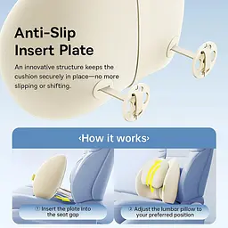 Подушка PrimeTrip VH2 Dual-Layer (C01201) Starlight Off-White Baseus teh0029931 - мініатюра 4