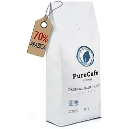Кава в зернах PureCafe Crema 1 кг