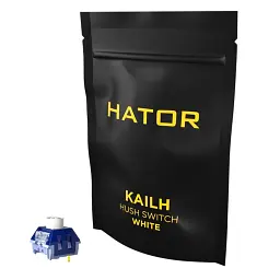 Комплект перемикачів Hator Hotswap Switch Kailh Hush White (HTS-107)