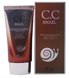 Крем для лица Ekel SNAIL CC CREAM с экстрактом муцина улитки