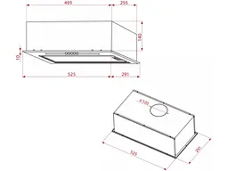 Витяжка Perfelli BI 5212 FBL LED - мініатюра 6
