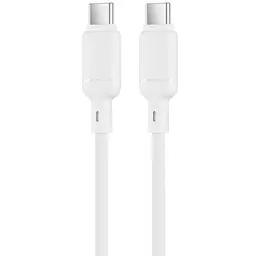 Дата кабель WIWU C090 Stellar Type-C to Type-C 60W 1 м White