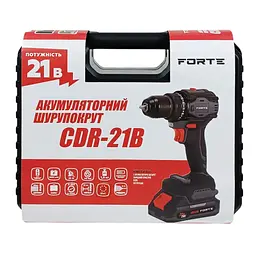 Акумуляторний шурупокрут Forte CDR-21B (138116) - мініатюра 9