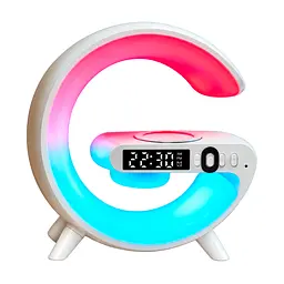 Світильник-нічник G63 LED Wireless Charging Speaker з бездротовою зарядкою для телефона Bluetooth-колонкою і RGB-підсвіткою
