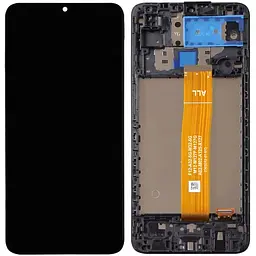 Дисплей Samsung A125 Galaxy A12/A127/M127 чорний, універсальна, версія, з рамкою