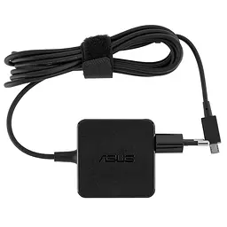 Блок живлення для ноутбука Asus 19V, 33W, для Asus Eee Book X205TA, F205TA, special USB connector, квадратний, black (З ВИЛКОЮ!) - мініатюра 3