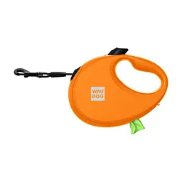 Повідець для собак WAUDOG R-leash з контейнером для пакетів S до 12 кг 3 м помаранчевий (26274) - мініатюра 3
