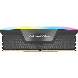 Модуль пам'яті для комп'ютера DDR5 96GB (2x48GB) 6000 MHz Vengeance RGB Grey Corsair (CMH96GX5M2E6000Z36) - мініатюра 3