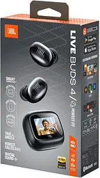 Навушники JBL Live Buds 4 Black (JBLLIVEBUDS4BLK) - мініатюра 2