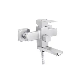 Змішувач для ванної Kroner KRP Edelstahl Kubus - ESG060 CV023012 Хром матовий