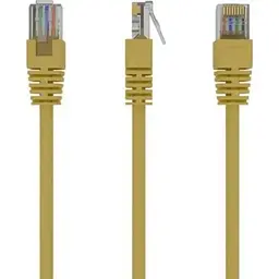 Патч-корд Cablexpert 0.5м, UTP, cat.5e, CCA, yellow (PP12-0.5M/Y)