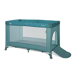 Ігровий дитячий манеж від народження до 3-х років Torino 1 Layer Arctic Floral Lorelli Блакитний - мініатюра 3