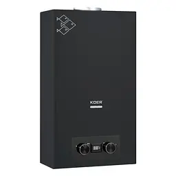Газова колонка Koer Kwh.G0110 димохідна 10 л/хв, black KR5554