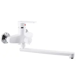 Змішувач для ванни Plamix Oscar-006 Euro white PM0599 Білий