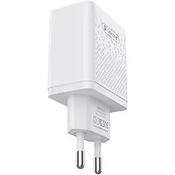 Зарядний пристрій Celebrat C-N5 2.4A 2USB + Type-C Cable White - мініатюра 4