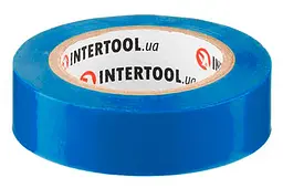 Стрічка електроізоляційна Intertool ізолента 10 м синя в упаковці 10 шт. - мініатюра 2