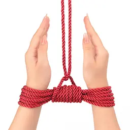 Мотузка - Rebellion Reign Red Bondage Rope, 10 м - мініатюра 4