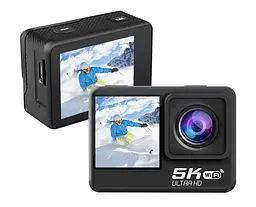 Портативна екшн камера F302AATR Full HD 5K Wi-Fi з пультом ДУ - мініатюра 3