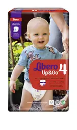 Підгузки-трусики Libero Up&Go 4 (7-11 кг), 44 шт. - мініатюра 2