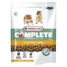 Повнораціонний екструдований корм для хом'яків та піщанок Versele-Laga Complete Hamster & Gerbil, 500 г