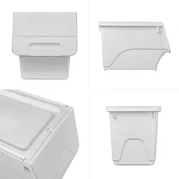 Контейнер для зберігання Wall Sticker 45.5х28.5х31 см Білий SW-00002421 - мініатюра 3