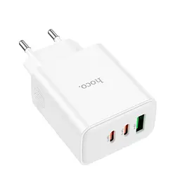 Зарядное устройство 3 выхода HOCO N15 Amazing three-port charger 3USB 3.4A блок белый