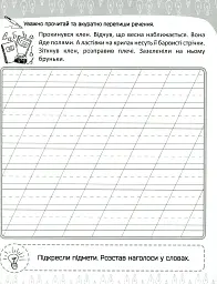 Прописи. Списування текстів. Українська мова - - мініатюра 5