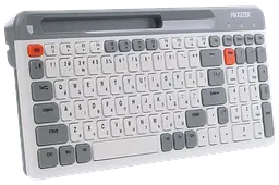 Клавиатура беспроводная Maxxter KBW-02G-UA White