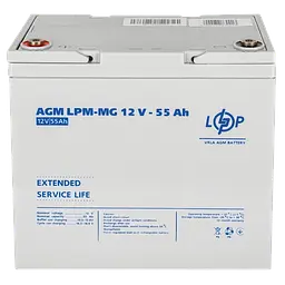Акумулятор мультигелевий LPM-MG 12V - 55 Ah - мініатюра 3