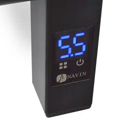 Рушникосушка електрична Navin Stugna 480х1000 Sensor права чорний муар - мініатюра 3
