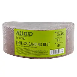 Стрічка шліфувальна нескінченна Alloid Building Tools зерно 80 75х457 мм 10 шт. (SB-457080) - мініатюра 3
