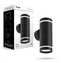 Накладний світильник Feron ML388-2 під лампу чорний