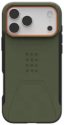 Чохол протиударний UAG Civilian MagSafe для iPhone 17 Pro Max Olive/Orange 114546117297