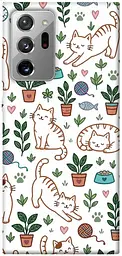 TPU чохол Demsky Cats pattern для Samsung Galaxy Note 20 Ultra